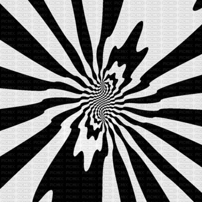 Forme hypnotique noir et blanc - Gratis animerad GIF
