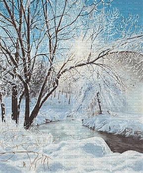 winter landscape - безплатен png