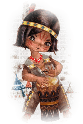 cecily-dessin enfant indien - PNG gratuit