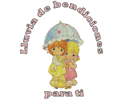 LLUVIA DE BENDICIONES - Бесплатный анимированный гифка