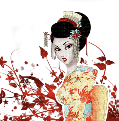 geisha by EstrellaCristal - png gratuito