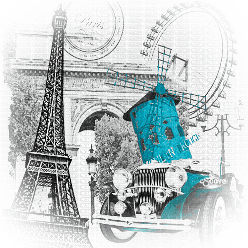 soave background transparent vintage paris - ingyenes png