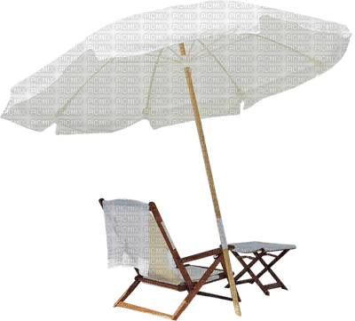 deck chair stuhl chaise  furniture sea beach plage tube parasol umbrella bouclier   strand summer ete deco - gratis png