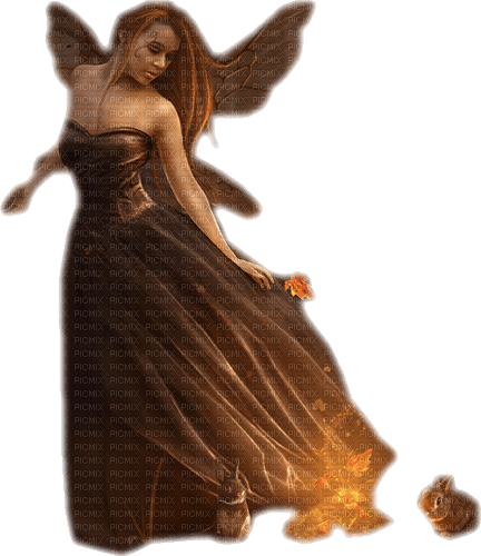 autumn fairy automne feerie - 免费PNG