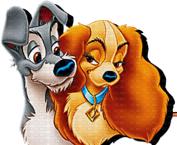 LADY AND TRAMP - Kostenlose animierte GIFs