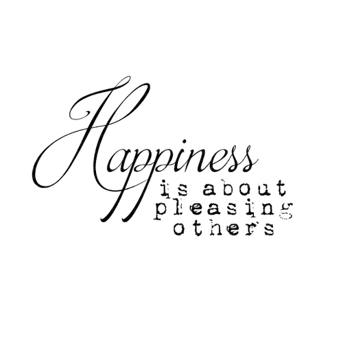 kikkapink happiness black text quote - бесплатно png