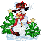 snowman, hóember - Zdarma animovaný GIF