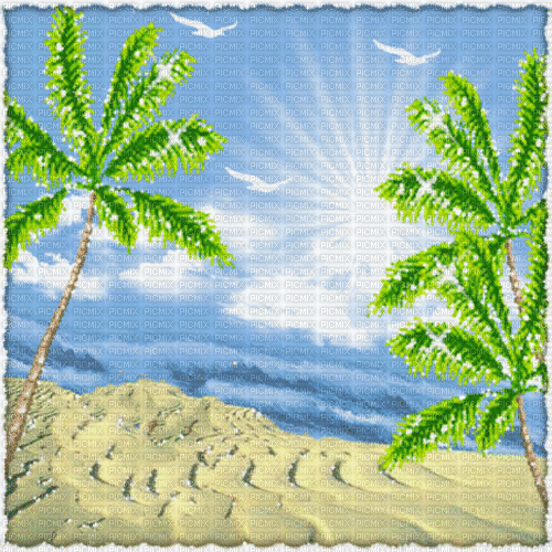 background hintergrund summer beach milla1959 - 免费动画 GIF