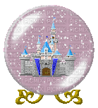 castle globe - GIF animado grátis