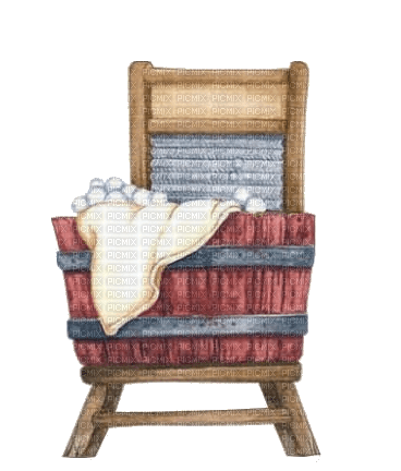 Laundry Washboard and Tub - 免费PNG