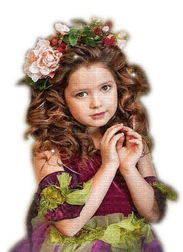 Rena Kind Child Flowers Blumen - фрее пнг