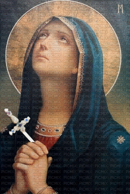 Blessed Mother Crying 9 - Darmowy animowany GIF