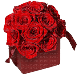 Kaz_Creations Deco Flowers Flower Box Gift  Colours - gratis png