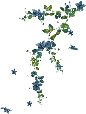 fleur bleu.Cheyenne63 - PNG gratuit