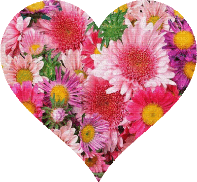 Heart of Flowers - GIF animado gratis