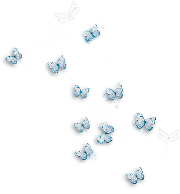 soave deco butterfly blue - PNG gratuit