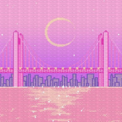 Pink City Bridge - ingyenes png