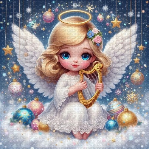 Christmas angel - Free PNG