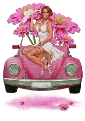 Kaz Creations Deco Woman Femme Car - безплатен png