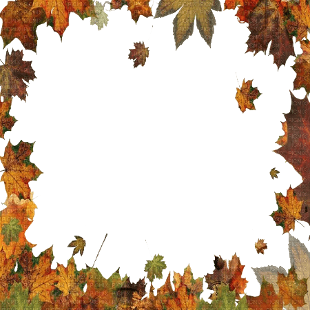 kikkapink autumn frame vintage deco - ilmainen png