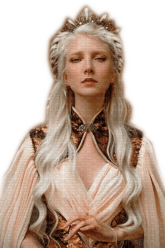 Rena Vintage Medieval Queen Königin pink - PNG gratuit
