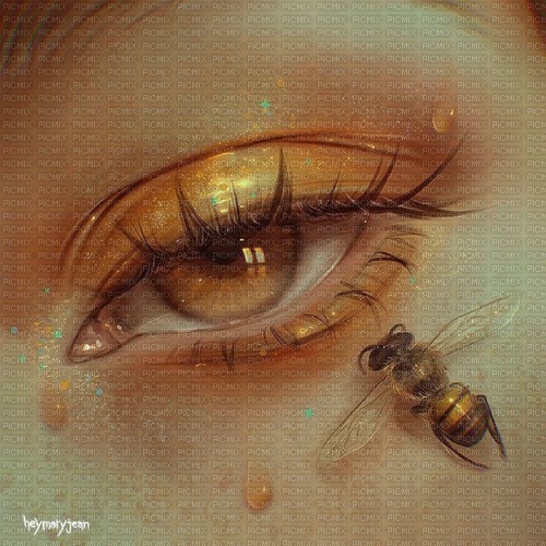 Background Bee Eye - gratis png