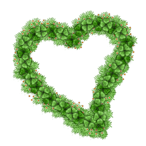 Kaz_Creations St.Patricks Day Deco Heart Love - PNG gratuit