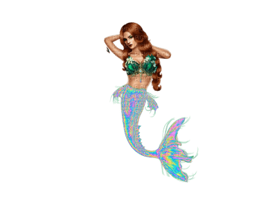 mermaid blue bp - Free PNG
