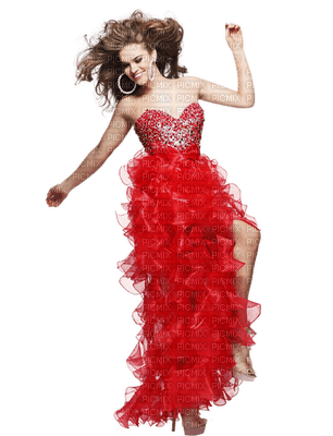 Kaz_Creations Woman Femme Red - 無料png