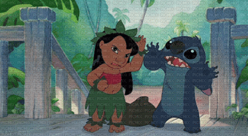 Lilo Stitch - Zdarma animovaný GIF