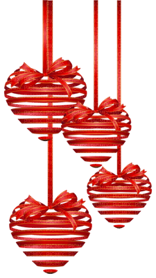 Kaz_Creations Valentine Love Hearts - PNG gratuit