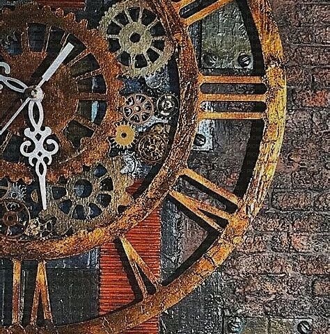 Clock.Steampunk.New Year.Fond.Victoriabea - фрее пнг