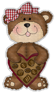 Kaz_Creations Valentine Deco Love Cute Teddy Bear - фрее пнг