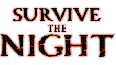 Survive the Night.Text.Halloween.Victoriabea - Free PNG