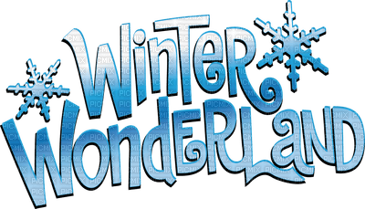 Kaz_Creations Logo Text Winter Wonderland - δωρεάν png