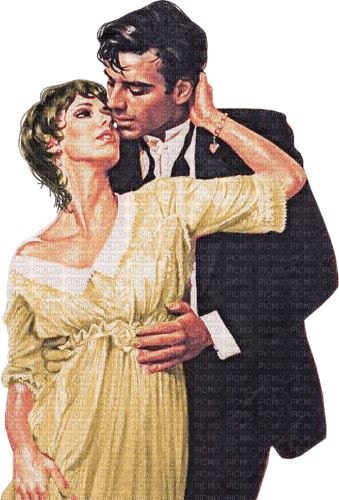 vintage couple - Free PNG