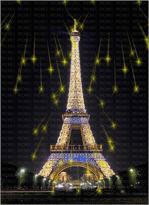 Tour Eiffel ** - GIF เคลื่อนไหวฟรี