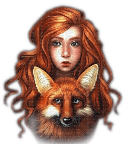 Rena red Girl Fox Fuchs - besplatni png