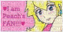 ♡I am Peach's fan Stamp♡ - 無料のアニメーション GIF