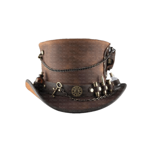 kikkapink deco scrap steampunk hat - png gratis