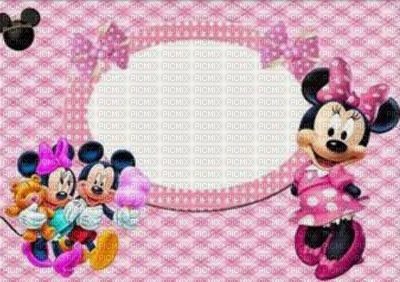 image encre color effet à pois  Minnie Disney edited by me - Free PNG
