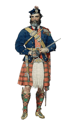 Scottish man, doll bp - PNG gratuit