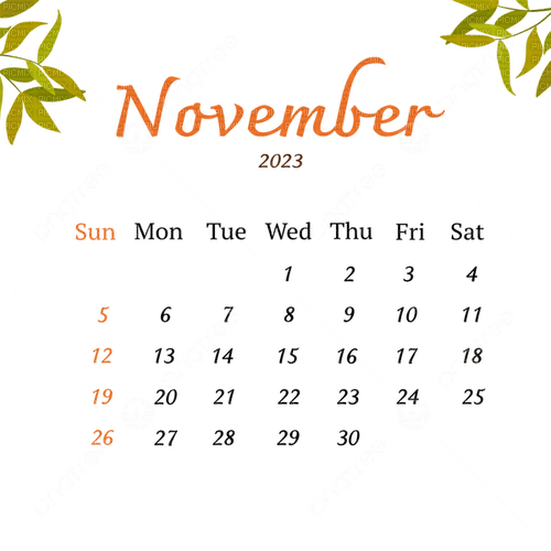 November-RM - darmowe png