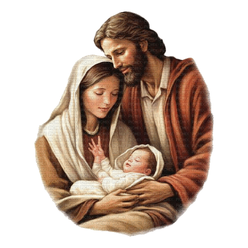 Holy Family, Christmas, Noel - Besplatni animirani GIF