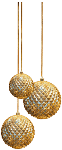 Ornaments.Deco.Gold - png ฟรี