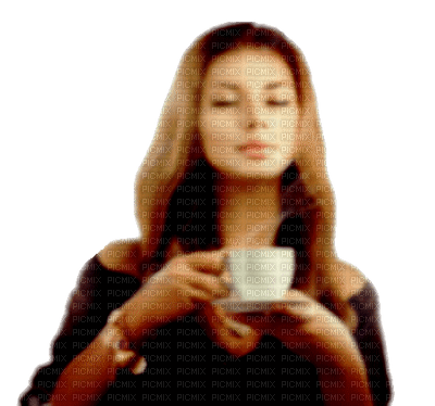 kvinna-woman-ansikte-kaffe - darmowe png