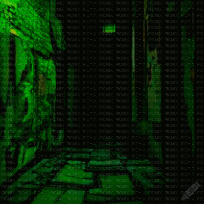 Glitchy Green Alleyway - GIF animate gratis