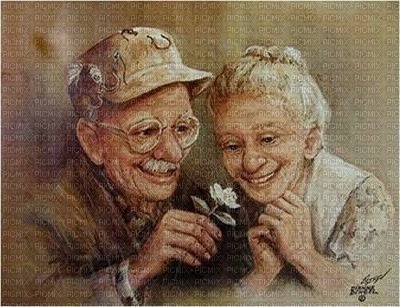 couple elderly bp - kostenlos png