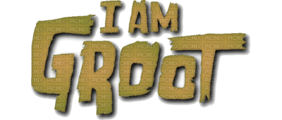 Kaz_Creations I Am Groot Logo Text - png gratis