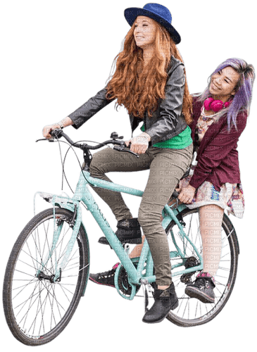 kvinna--kvinnor-  cyklar